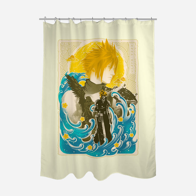 Great Wave Cloud-None-Polyester-Shower Curtain-hypertwenty