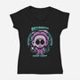 Halloween House Party-Womens-V-Neck-Tee-jrberger