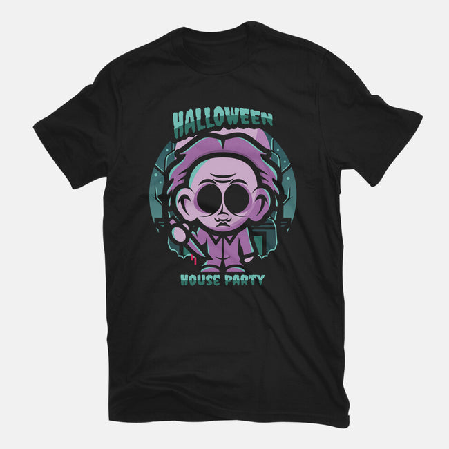 Halloween House Party-Mens-Basic-Tee-jrberger