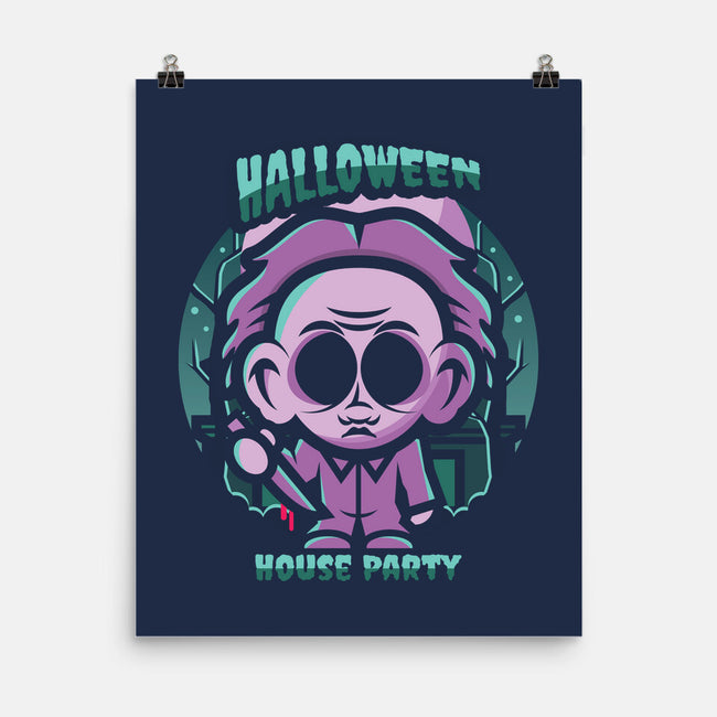 Halloween House Party-None-Matte-Poster-jrberger