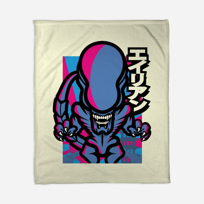 Alien Attack-None-Fleece-Blanket-jrberger