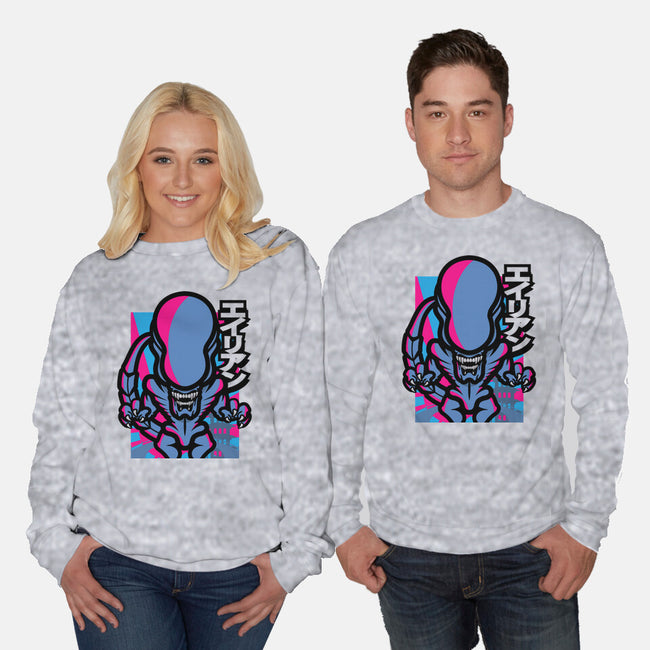 Alien Attack-Unisex-Crew Neck-Sweatshirt-jrberger