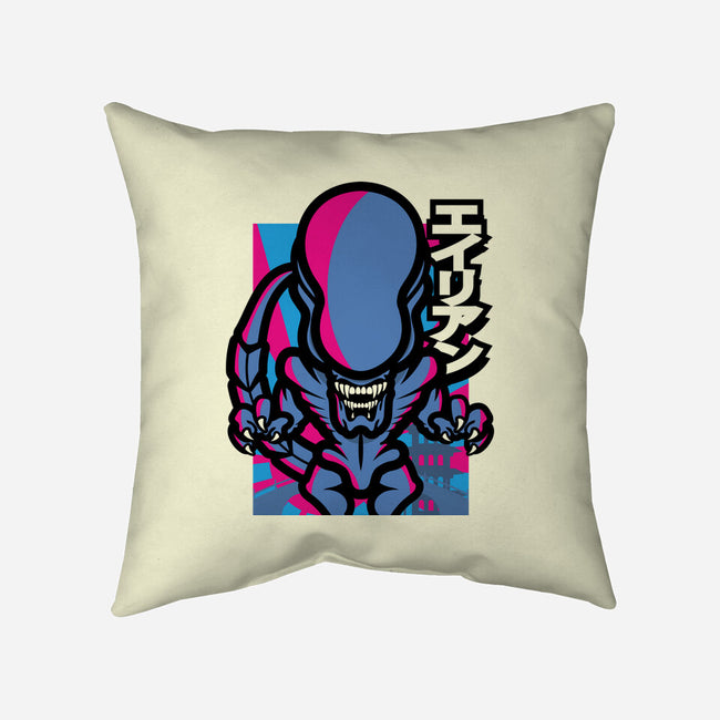 Alien Attack-None-Removable Cover-Throw Pillow-jrberger