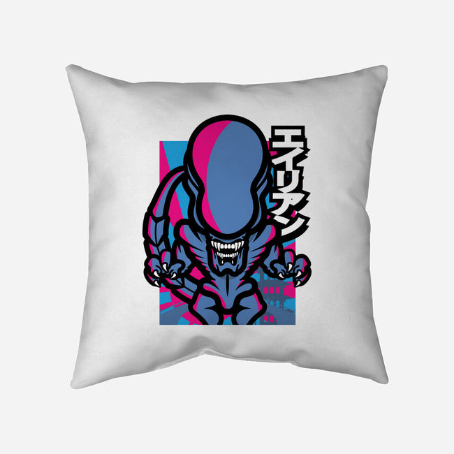 Alien Attack-None-Removable Cover-Throw Pillow-jrberger