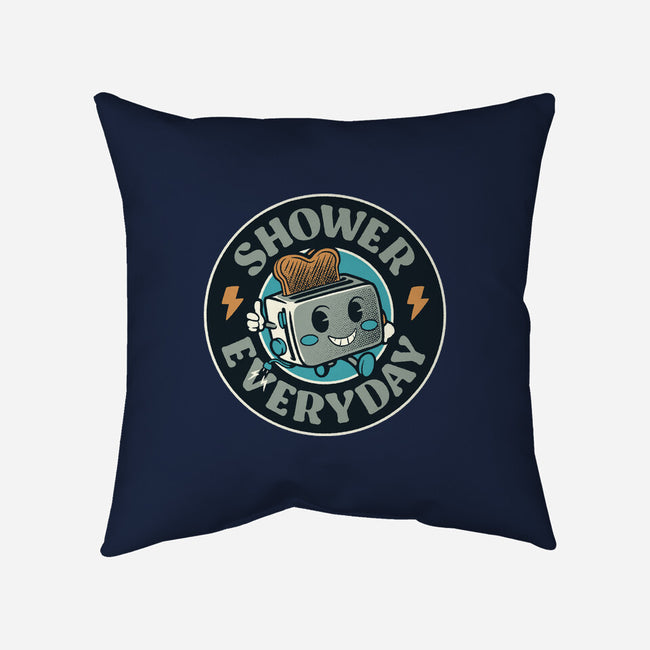 Shower Everyday Vintage Toaster-None-Removable Cover-Throw Pillow-tobefonseca