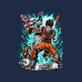 Gohan Vs Boo-None-Glossy-Sticker-Knegosfield