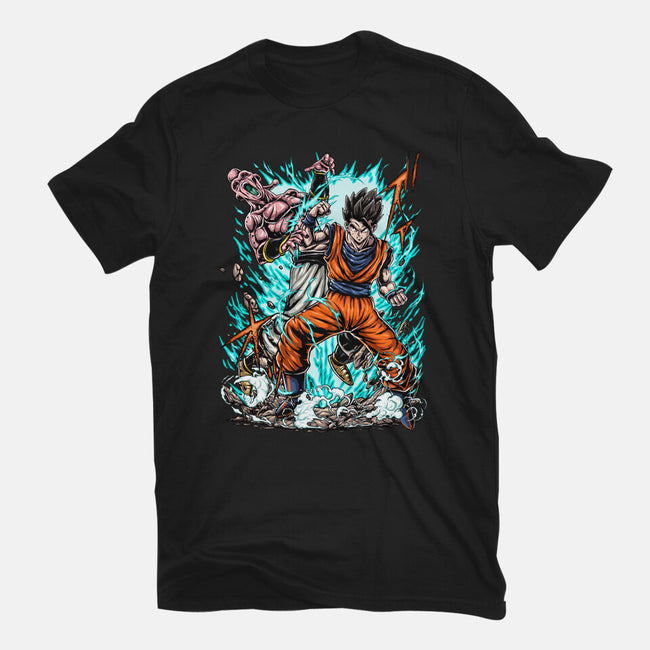 Gohan Vs Boo-Youth-Basic-Tee-Knegosfield