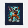 Gohan Vs Boo-None-Fleece-Blanket-Knegosfield