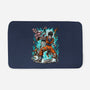 Gohan Vs Boo-None-Memory Foam-Bath Mat-Knegosfield