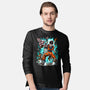 Gohan Vs Boo-Mens-Long Sleeved-Tee-Knegosfield