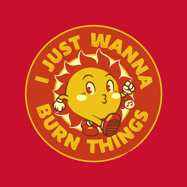 I Just Wanna Burn Things-Womens-Racerback-Tank-tobefonseca