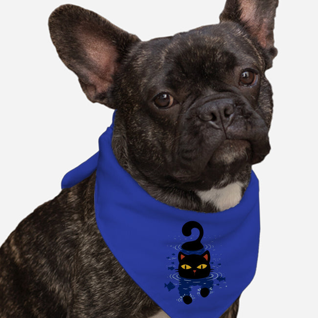 Paws In Water-Dog-Bandana-Pet Collar-erion_designs