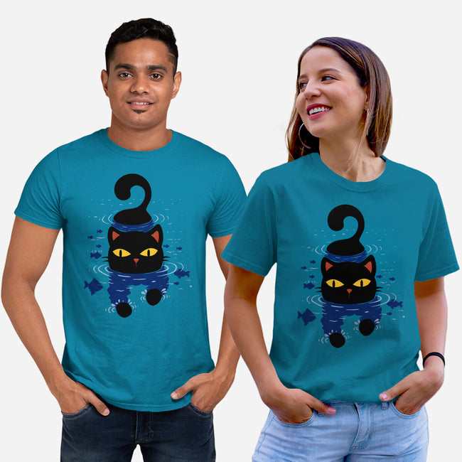 Paws In Water-Unisex-Basic-Tee-erion_designs