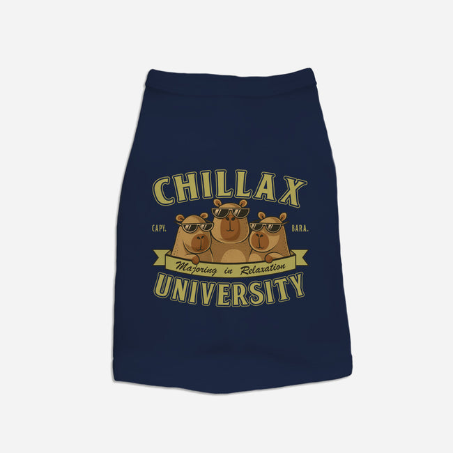 Chillax University-Dog-Basic-Pet Tank-erion_designs