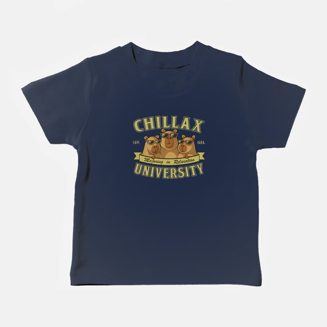 Chillax University-Baby-Basic-Tee-erion_designs