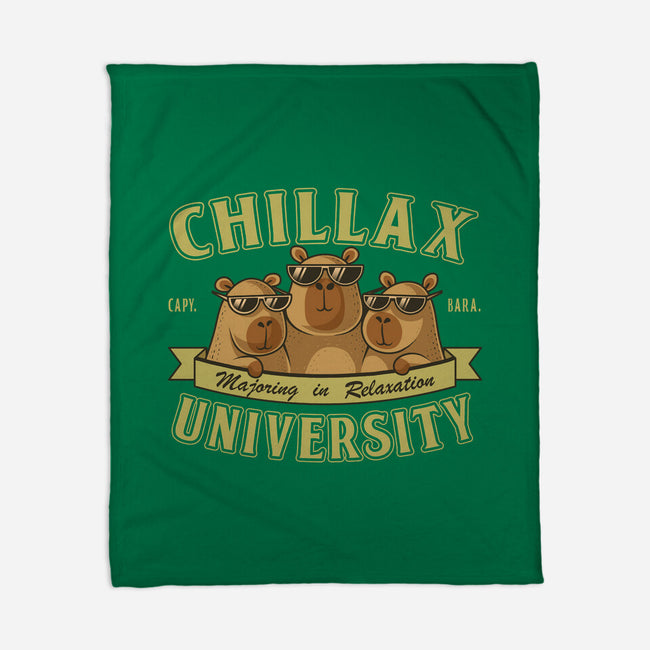 Chillax University-None-Fleece-Blanket-erion_designs