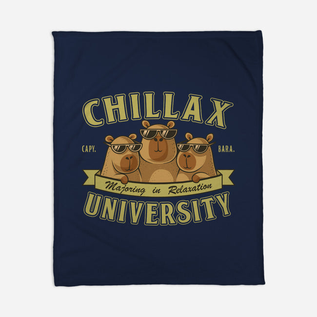 Chillax University-None-Fleece-Blanket-erion_designs