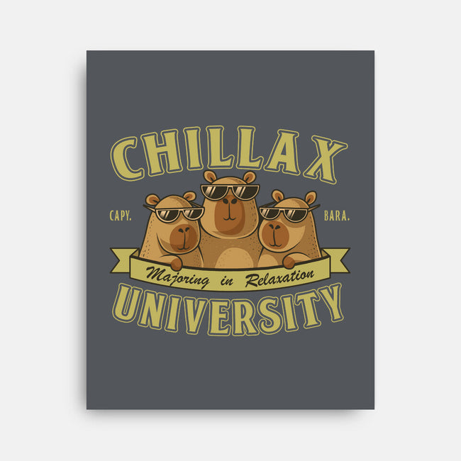 Chillax University-None-Stretched-Canvas-erion_designs