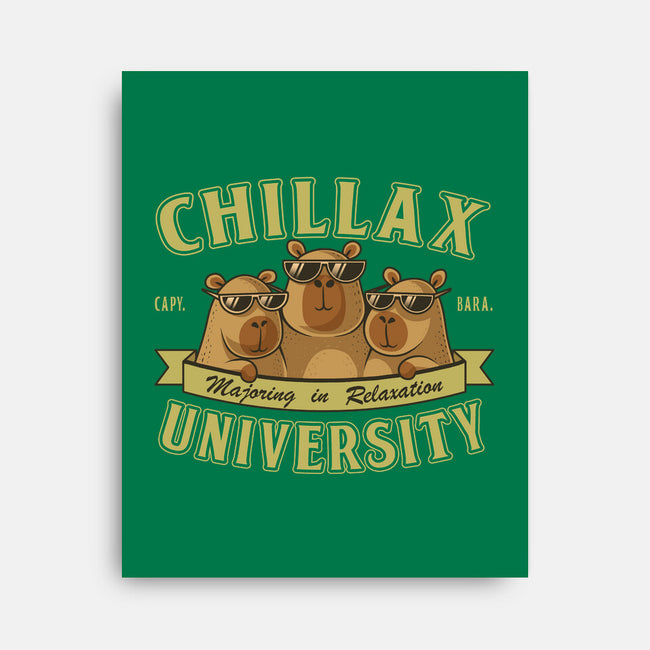 Chillax University-None-Stretched-Canvas-erion_designs