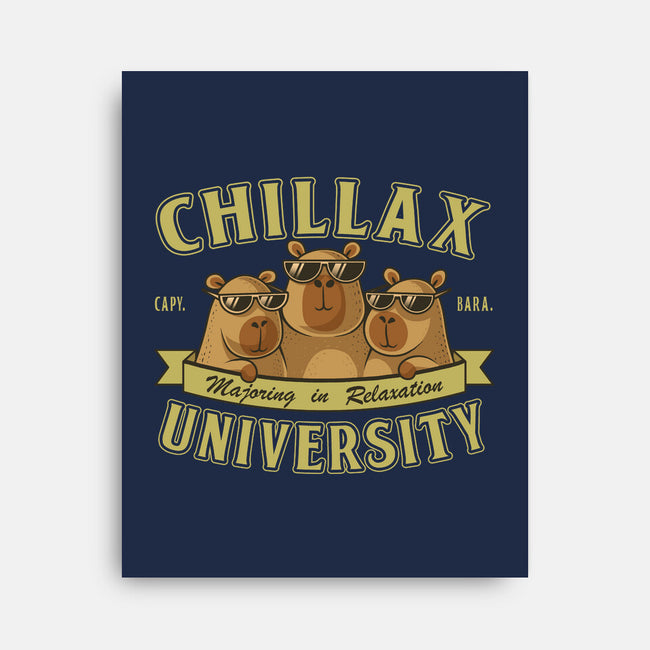 Chillax University-None-Stretched-Canvas-erion_designs