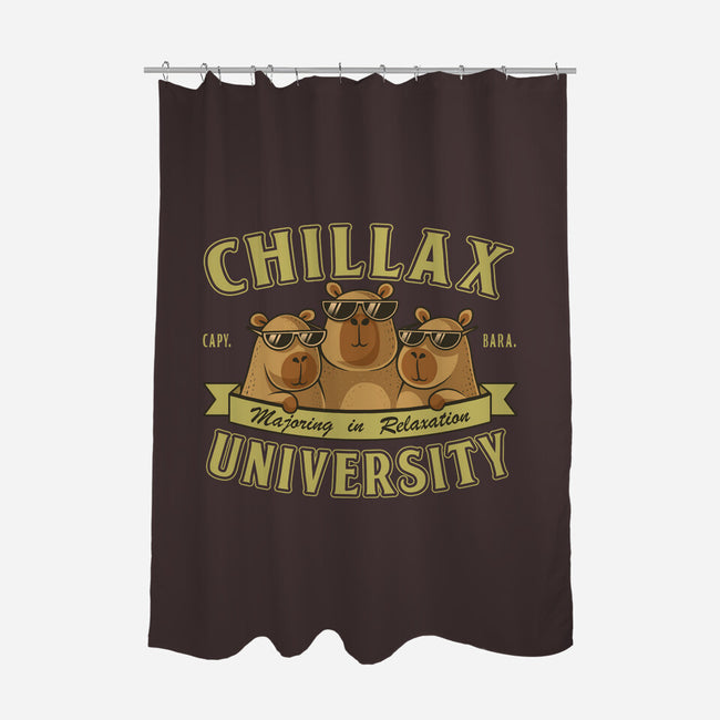 Chillax University-None-Polyester-Shower Curtain-erion_designs