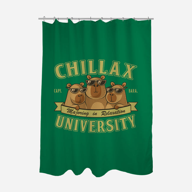 Chillax University-None-Polyester-Shower Curtain-erion_designs