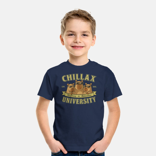 Chillax University-Youth-Basic-Tee-erion_designs