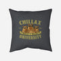 Chillax University-None-Removable Cover-Throw Pillow-erion_designs