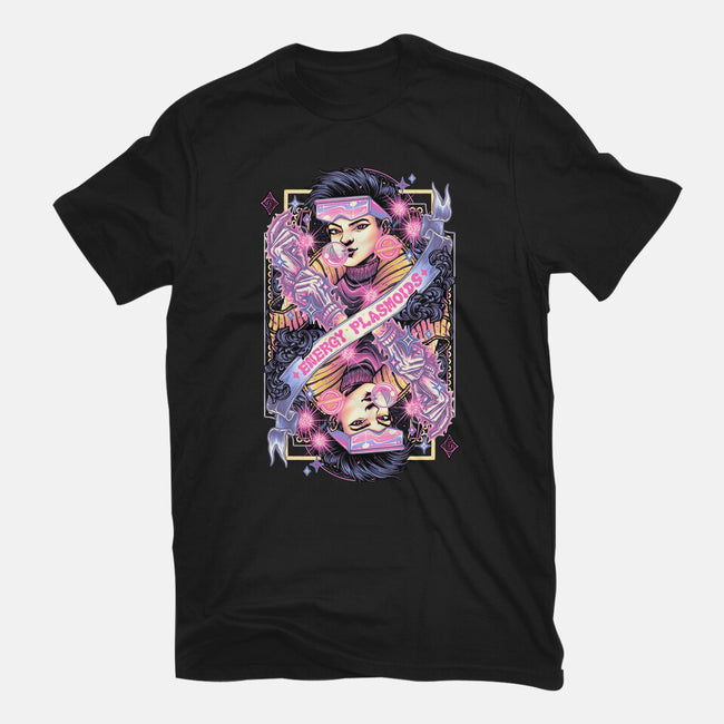 Energy Plasmoids Card-Womens-Fitted-Tee-glitchygorilla