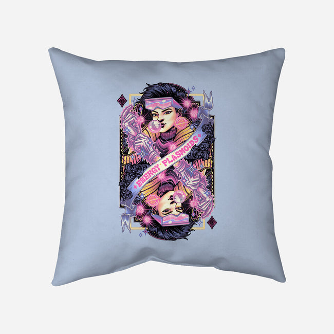 Energy Plasmoids Card-None-Removable Cover-Throw Pillow-glitchygorilla