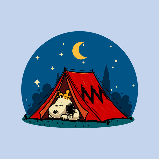 Beagle Camping-None-Stretched-Canvas-erion_designs