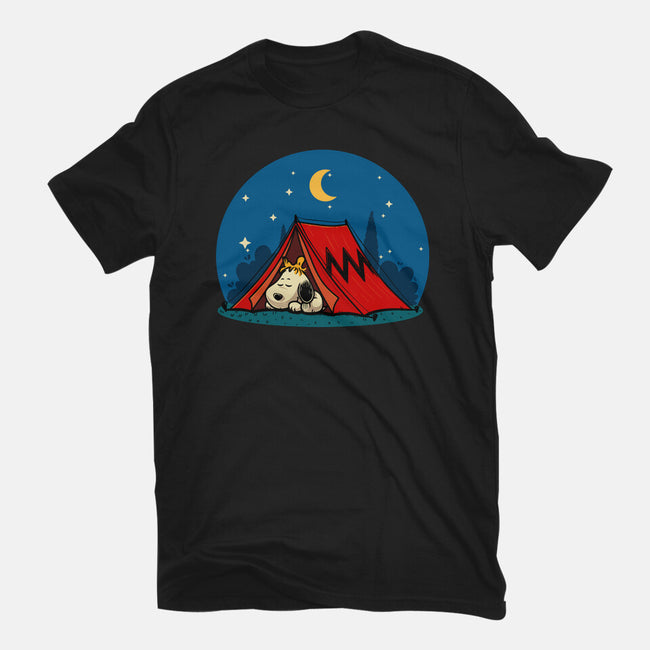 Beagle Camping-Youth-Basic-Tee-erion_designs