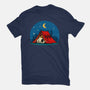 Beagle Camping-Womens-Basic-Tee-erion_designs