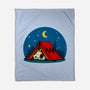 Beagle Camping-None-Fleece-Blanket-erion_designs