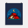 Beagle Camping-None-Matte-Poster-erion_designs