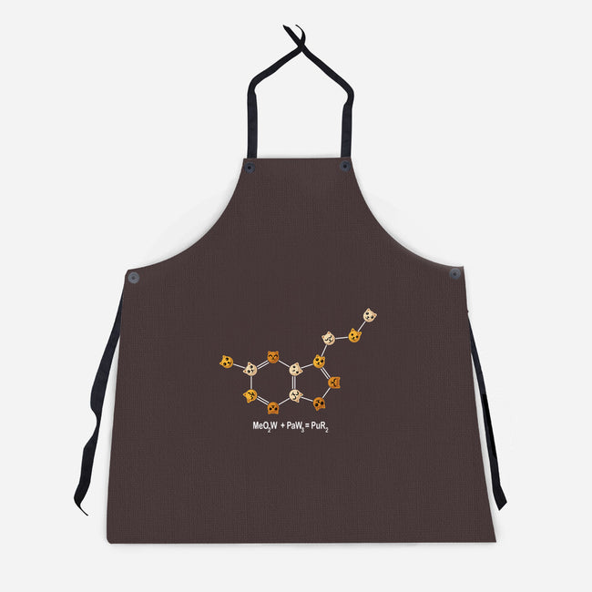 Happiness Meowlecule-Unisex-Kitchen-Apron-erion_designs