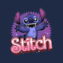 Stitch-Womens-V-Neck-Tee-Astrobot Invention