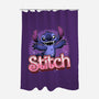 Stitch-None-Polyester-Shower Curtain-Astrobot Invention