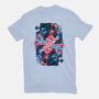 Teleportation Card-Womens-Basic-Tee-glitchygorilla