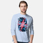 Teleportation Card-Mens-Long Sleeved-Tee-glitchygorilla