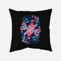 Teleportation Card-None-Removable Cover-Throw Pillow-glitchygorilla