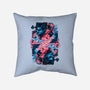 Teleportation Card-None-Removable Cover-Throw Pillow-glitchygorilla