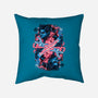 Teleportation Card-None-Removable Cover-Throw Pillow-glitchygorilla