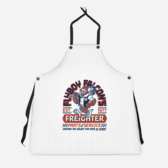 Flyboy Falcon-Unisex-Kitchen-Apron-Wheels