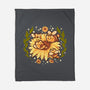 Sunflower Cat Bee-None-Fleece-Blanket-TechraNova