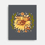 Sunflower Cat Bee-None-Stretched-Canvas-TechraNova