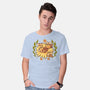 Sunflower Cat Bee-Mens-Basic-Tee-TechraNova