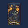 Cowboy Tarot Card-Womens-Fitted-Tee-naomori