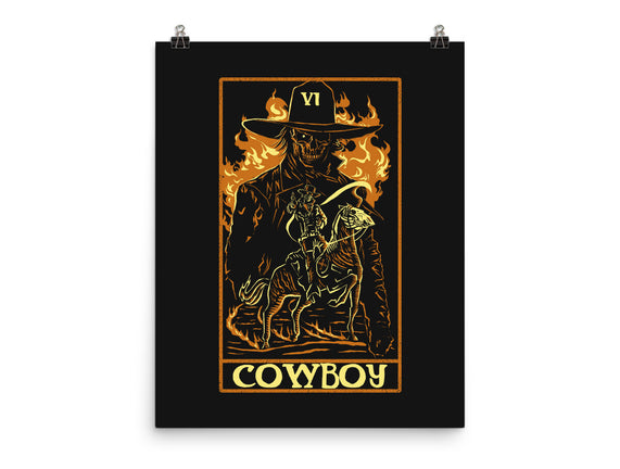 Cowboy Tarot Card