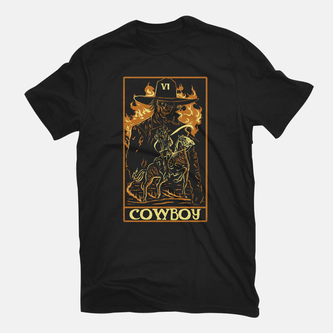 Cowboy Tarot Card-Mens-Premium-Tee-naomori